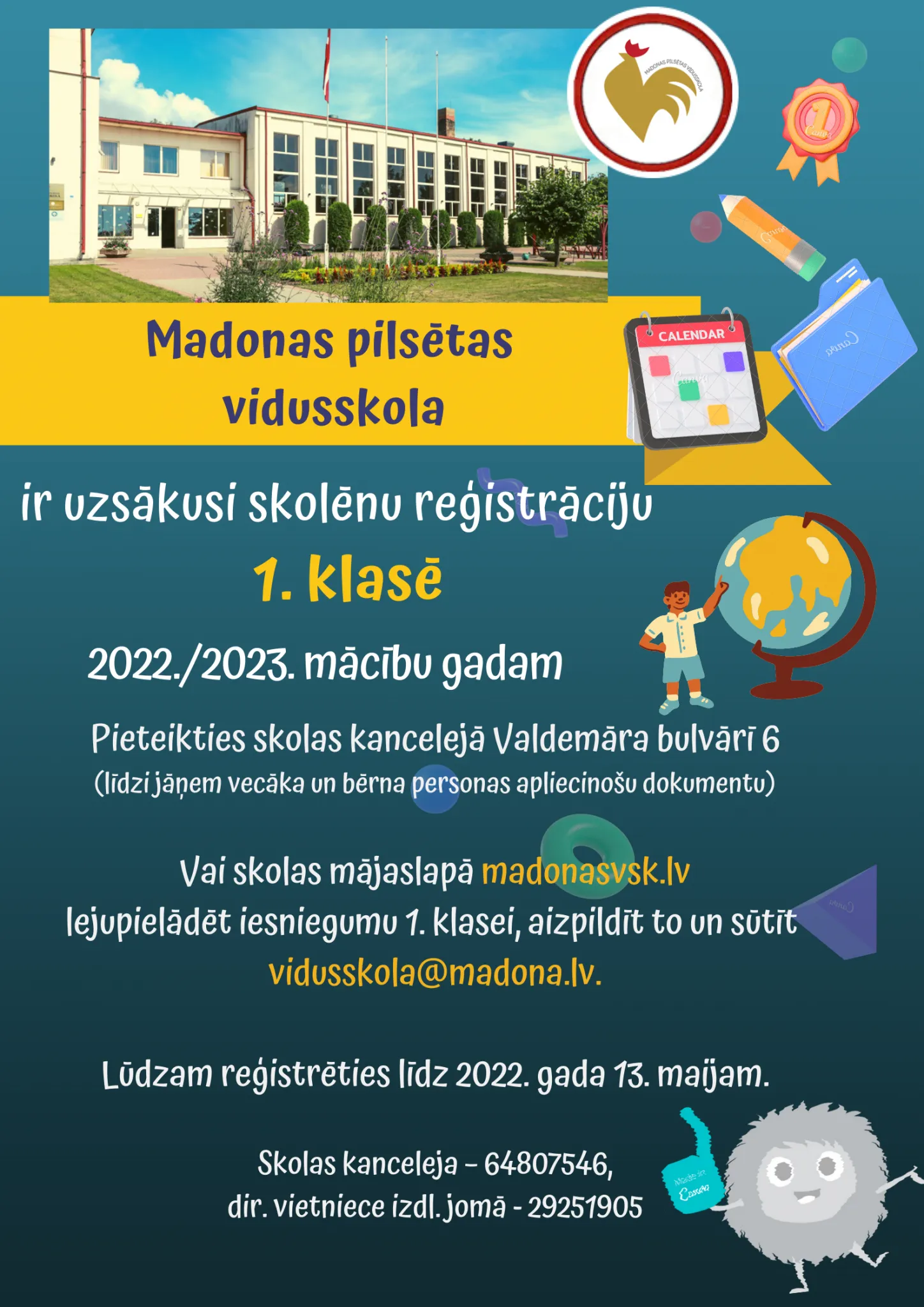 Attēls Uzņemšana 1. klasē